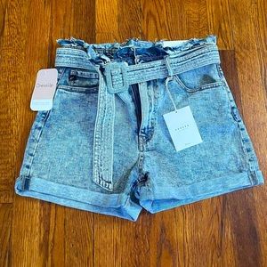 Denim shorts
